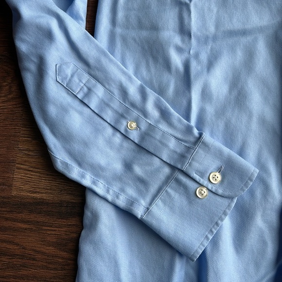 Men's Pronto Uomo Light Blue Button-Up Shirt | Business Casual | Office | - Picture 7 of 7